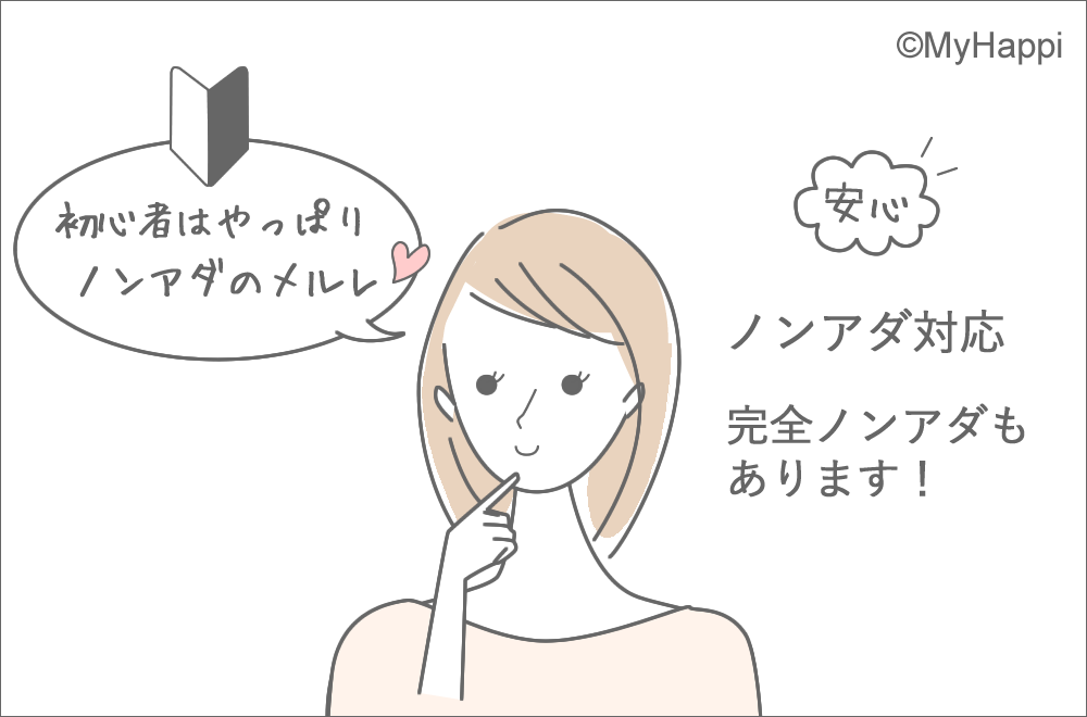 メールレディにおすすめ「完全ノンアダ」の求人は2つだけ